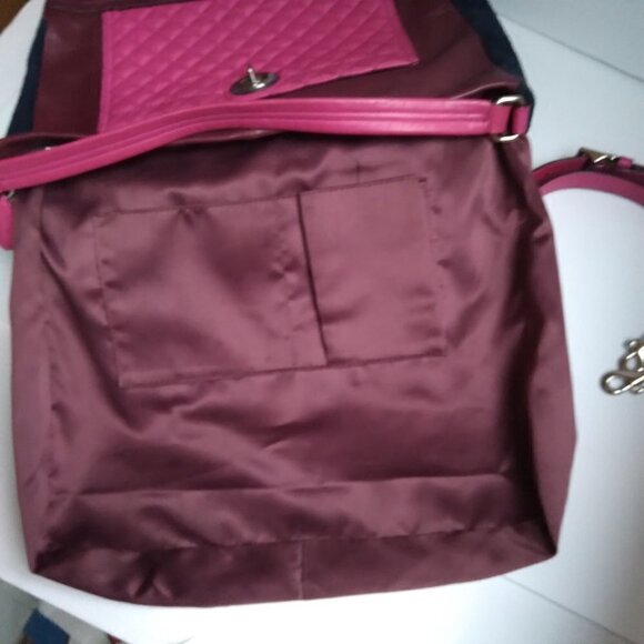 Coach Park Quilted Colorblock Crossbody Satchel Practical Vibrant Statement Bag - Picture 11 of 15